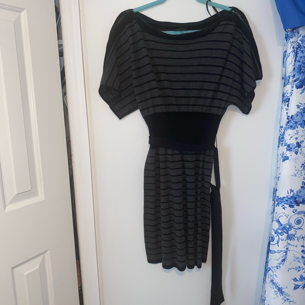 Black and Grey Dress